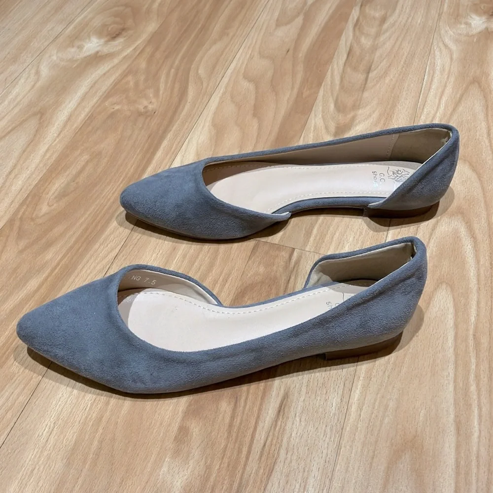 GC SHOES “SWEET” Gray flats - Picture 2 of 6